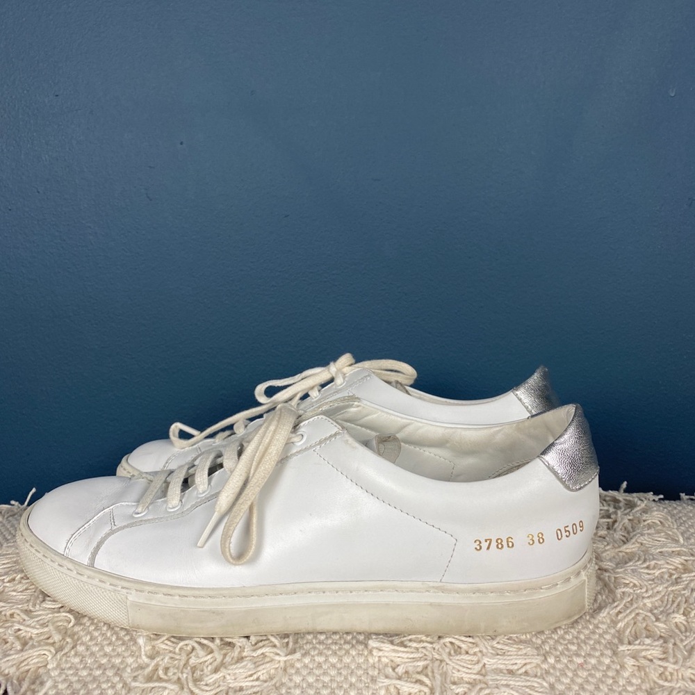 White Common Projects Sneakers size 38